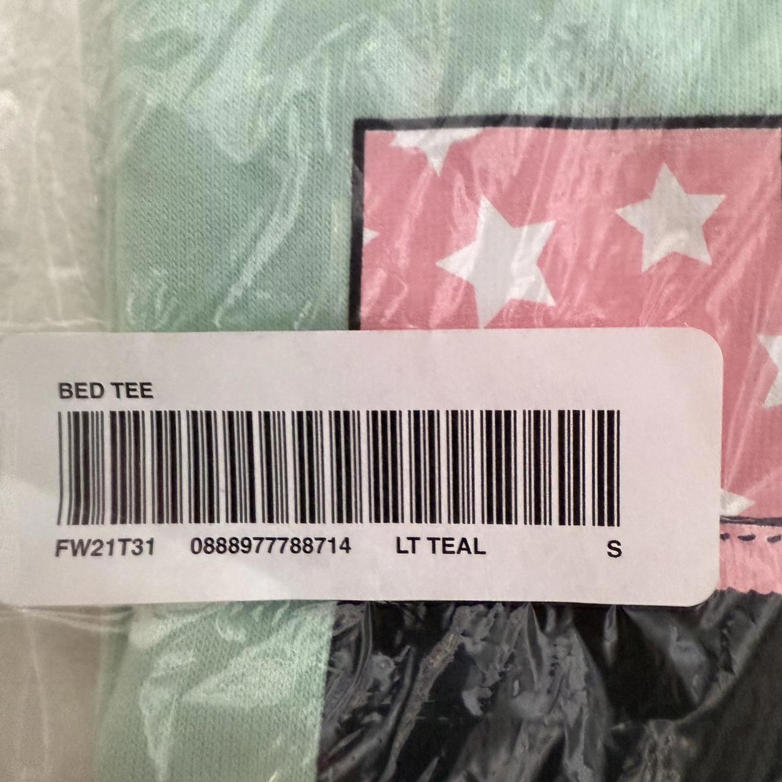 2021 Supreme Bed Tee 'Light Teal' gallery