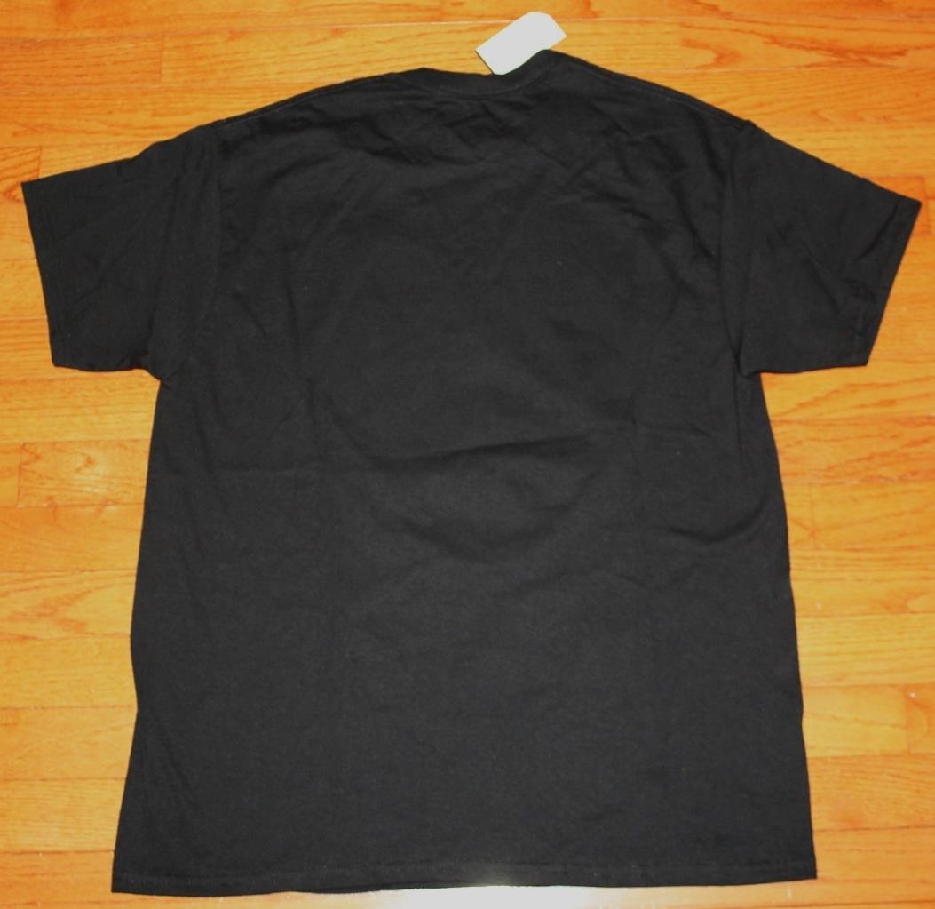 Mens KEITH K. HARING Graphic Tee Black T-Shirt Sz Large SMILEY HEART Pop Art *1M gallery