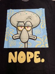 SpongeBob SquarePants – NOPE Meme – Adult Medium NEW