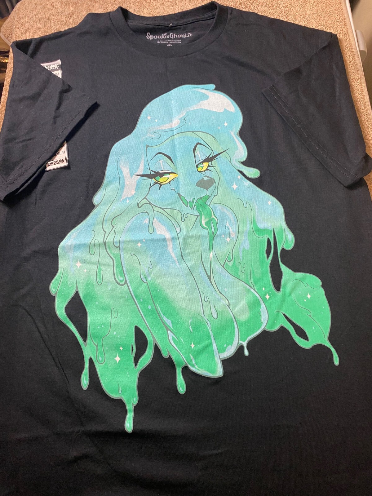 SPOOKY GHOULIE Black Graphic Tee by Goodie Two Sleeves-NWT gallery