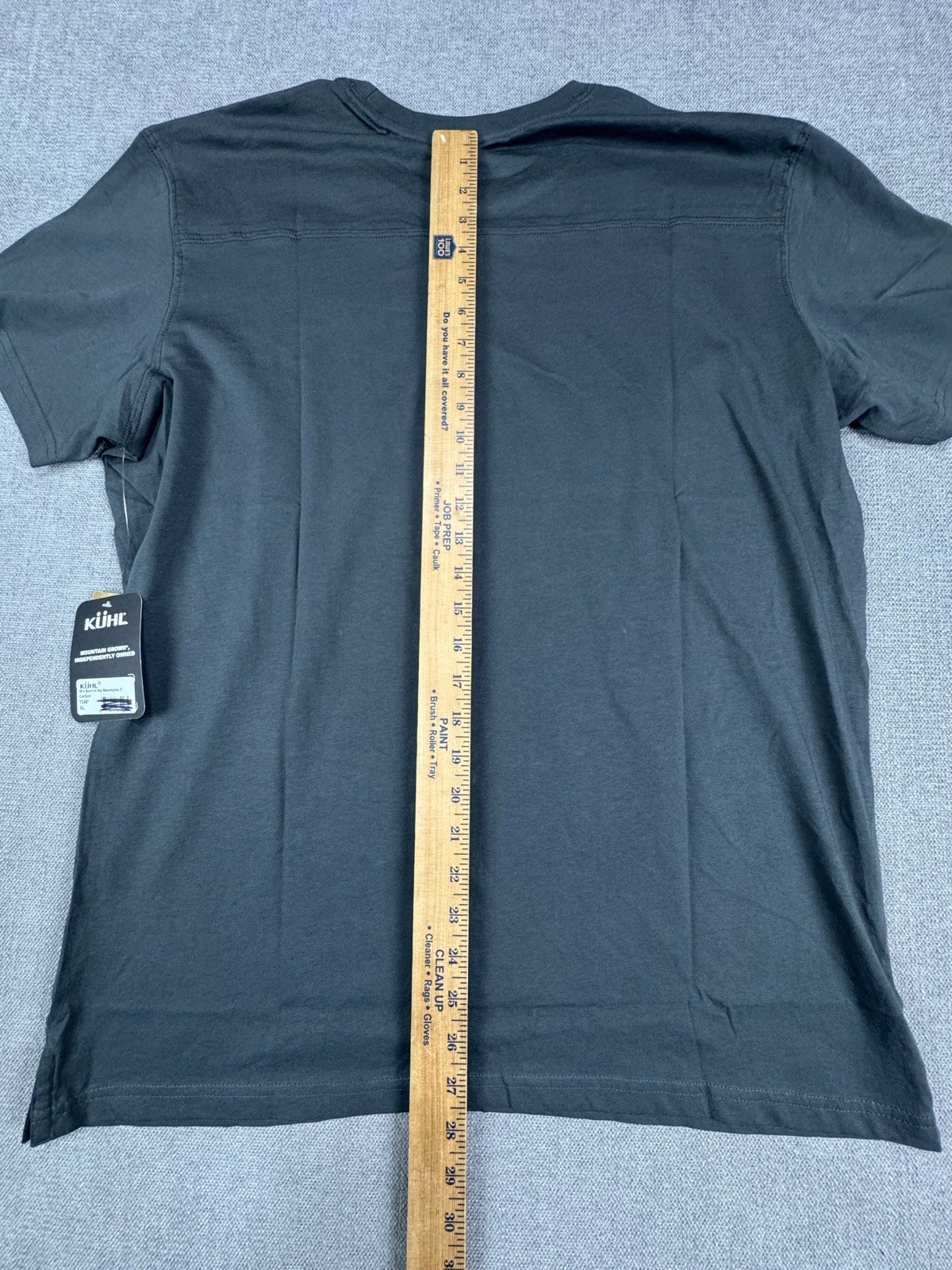 Kuhl Shirt Men Extra Large Cotton Gray Hiking Trek Mountain Logo New gallery