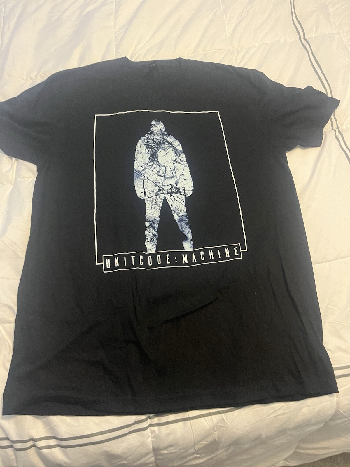Unitcode: Machine Concert shirt Black Graphic Tee Mens L Double-Sided gallery