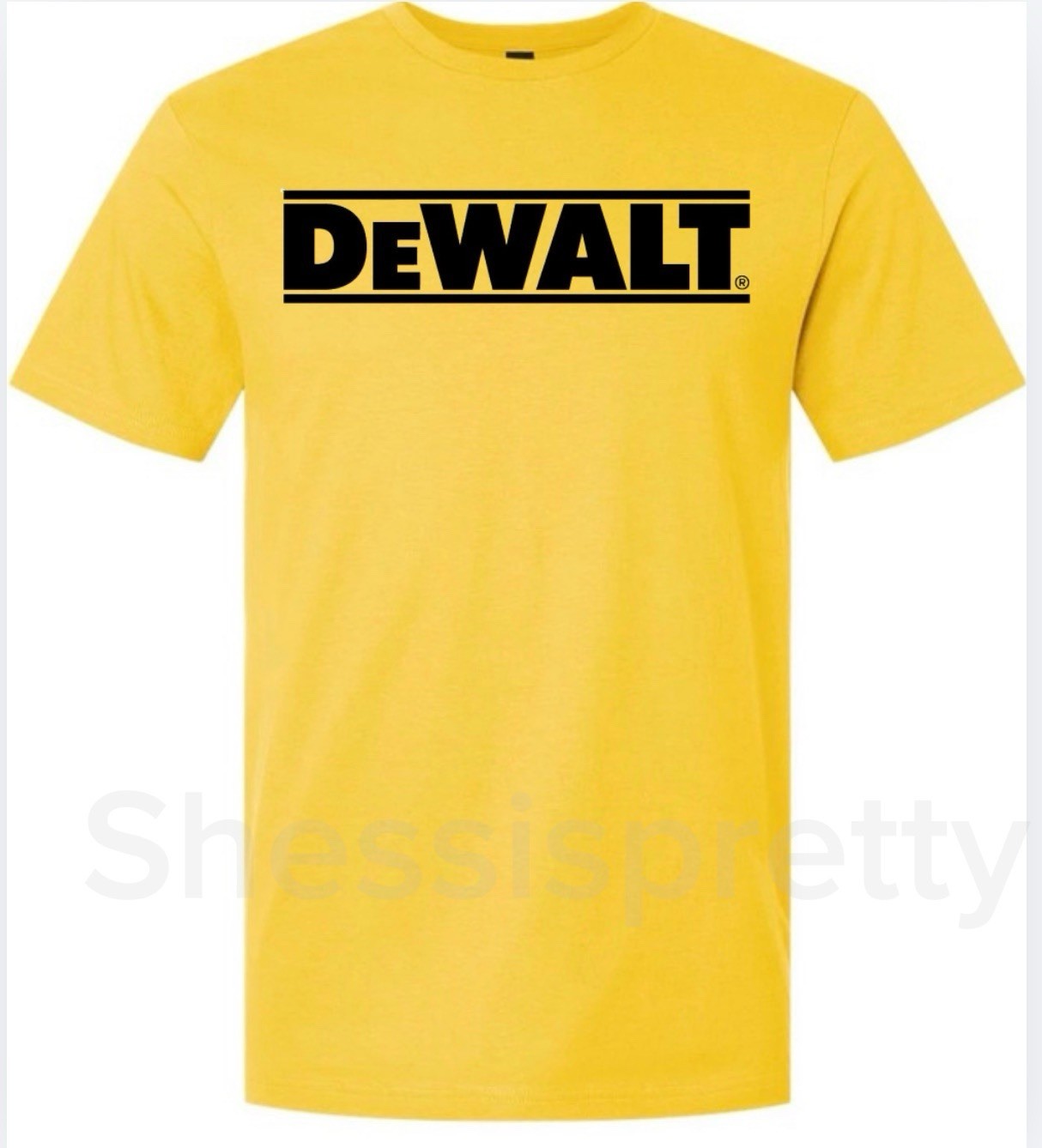 DeWALT Men's T-Shirt – 100% Cotton, Heavy-Duty Work Shirt with Logo gallery