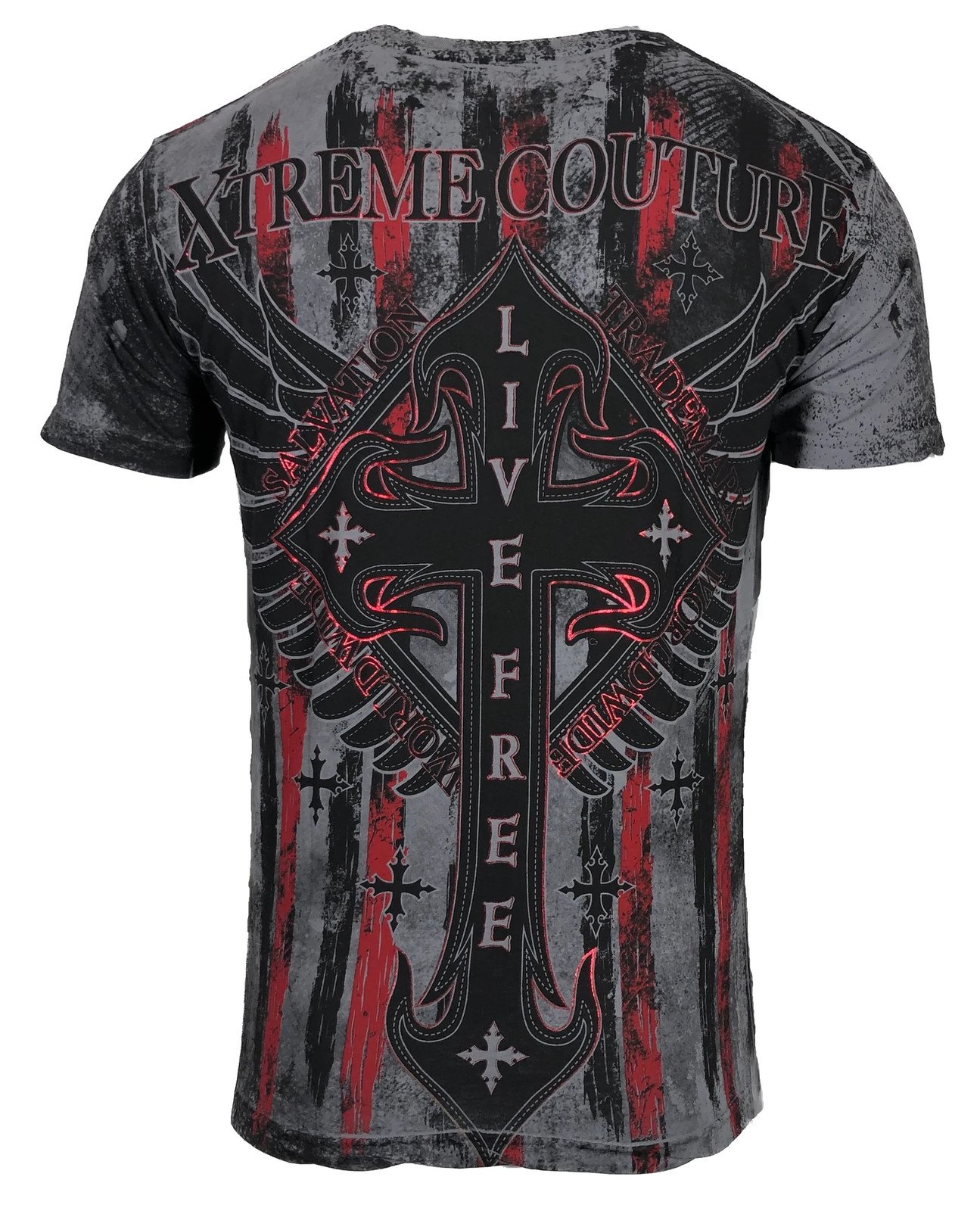 XTREME COUTURE by AFFLICTION Men's T-Shirt LIBERTY CRUSADE Biker MMA gallery