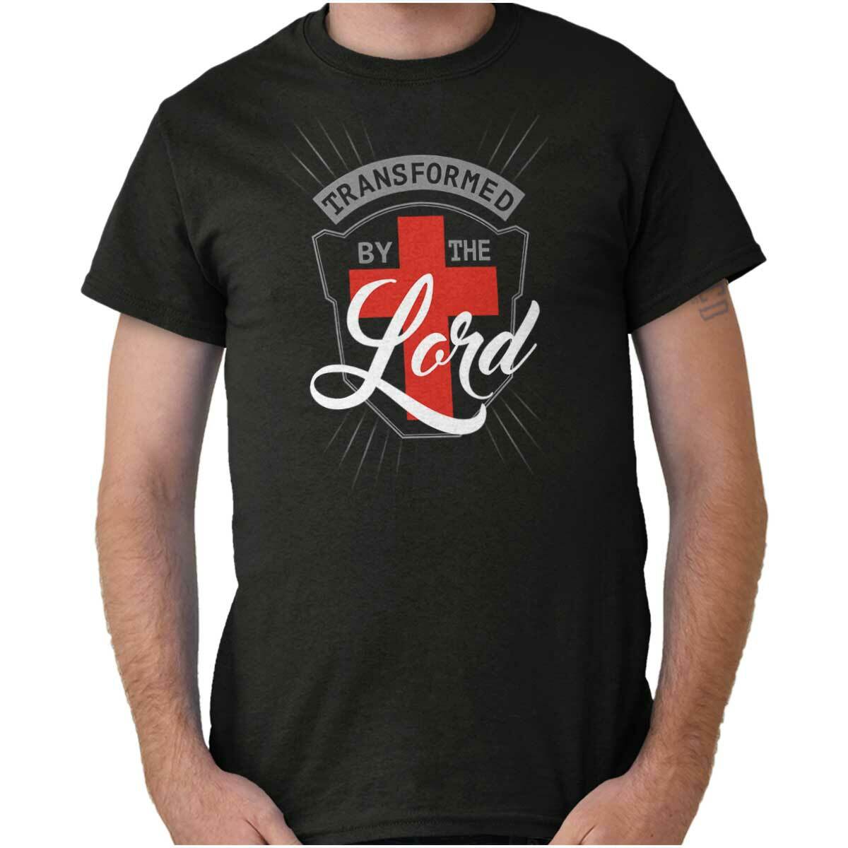 Transformed By The Lord Christian Jesus God Adult Short Sleeve Crewneck Tee gallery