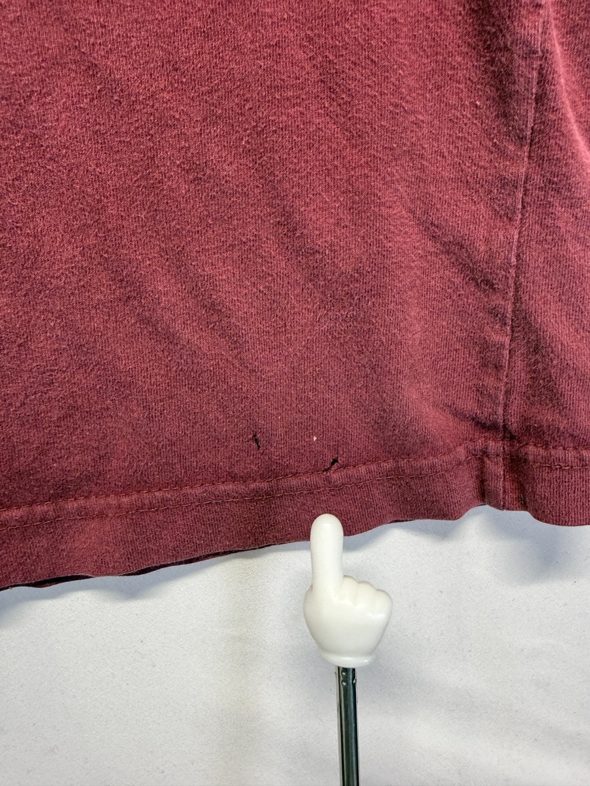 Genuine Dickies Pocket T-Shirt Mens Large Maroon Cotton Short Sleeve Crew Neck gallery