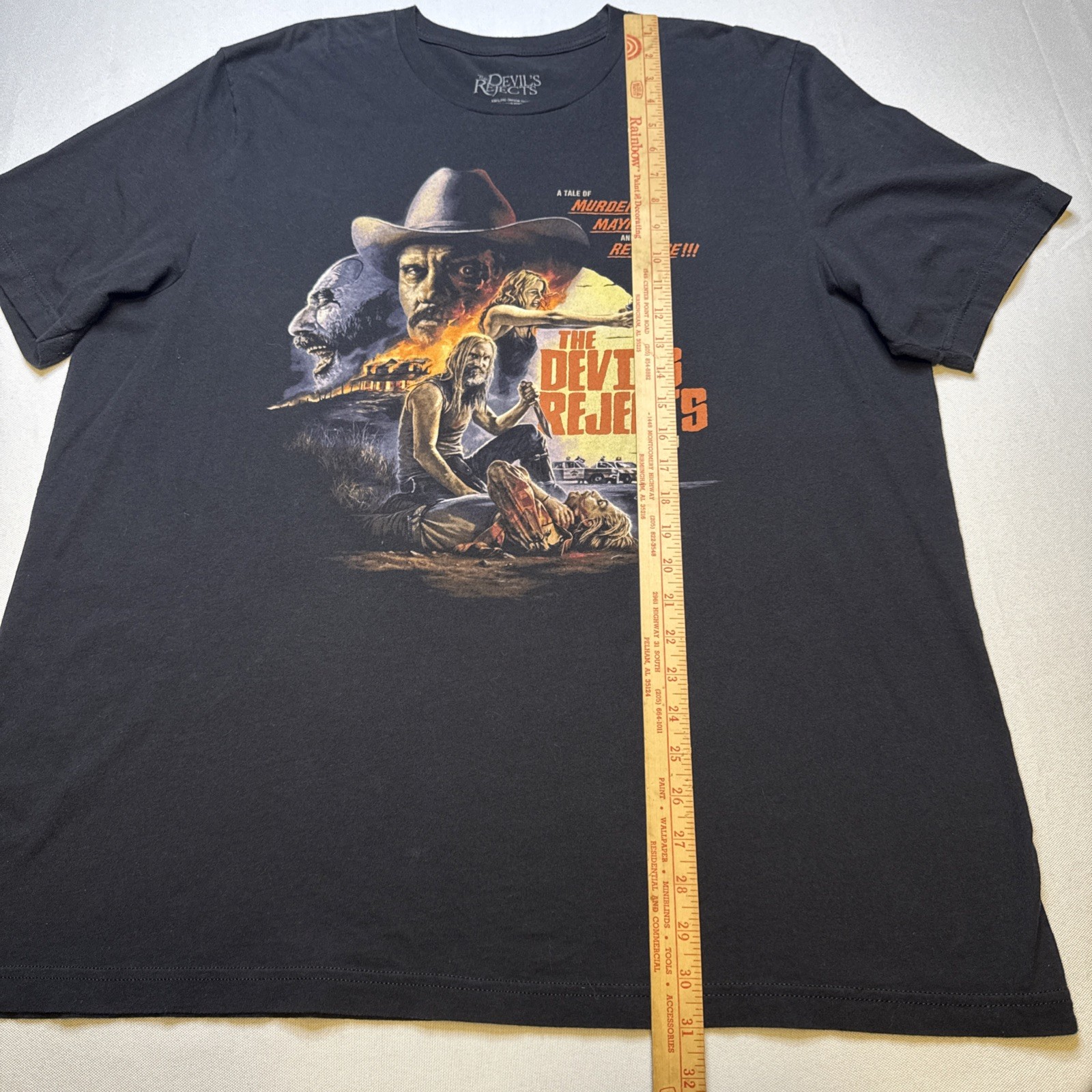 The Devils Rejects Shirt Size 2XL Black Fright Rags Rob Zombie #0078 gallery