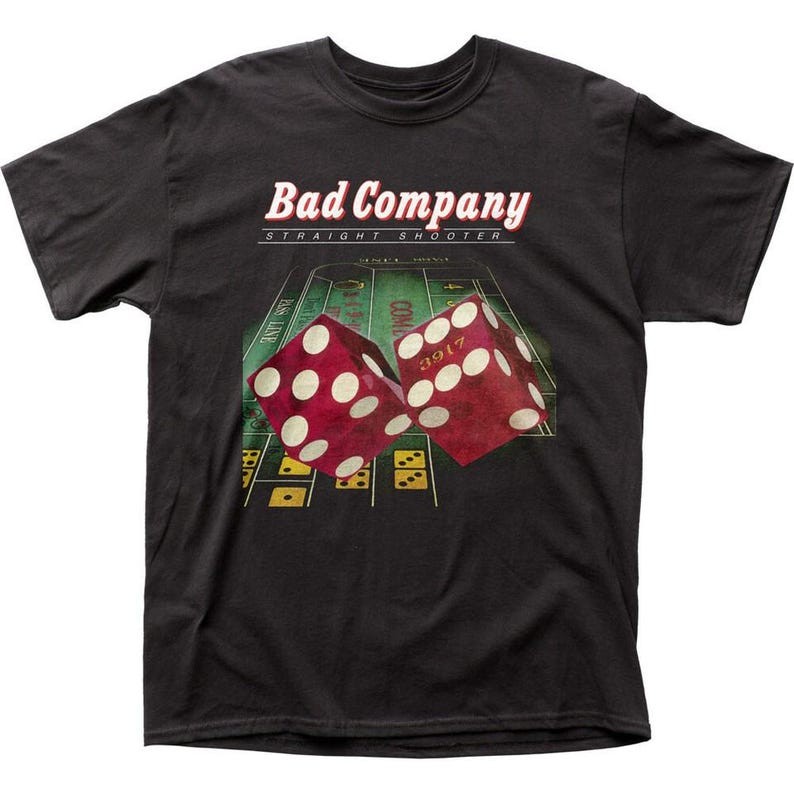 Bad Company Rock N Roll Band T-Shirt – Straight Shooter Album Cover