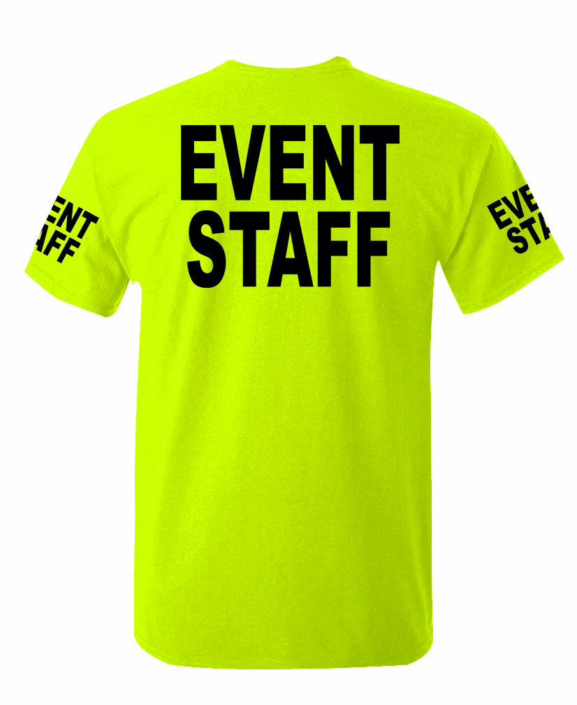 Event Staff high visibility Tee T shirt gallery
