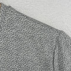 REISS Shirt Mens XS Printed Jersey Basic Tee Crewneck Short Sleeve Gray