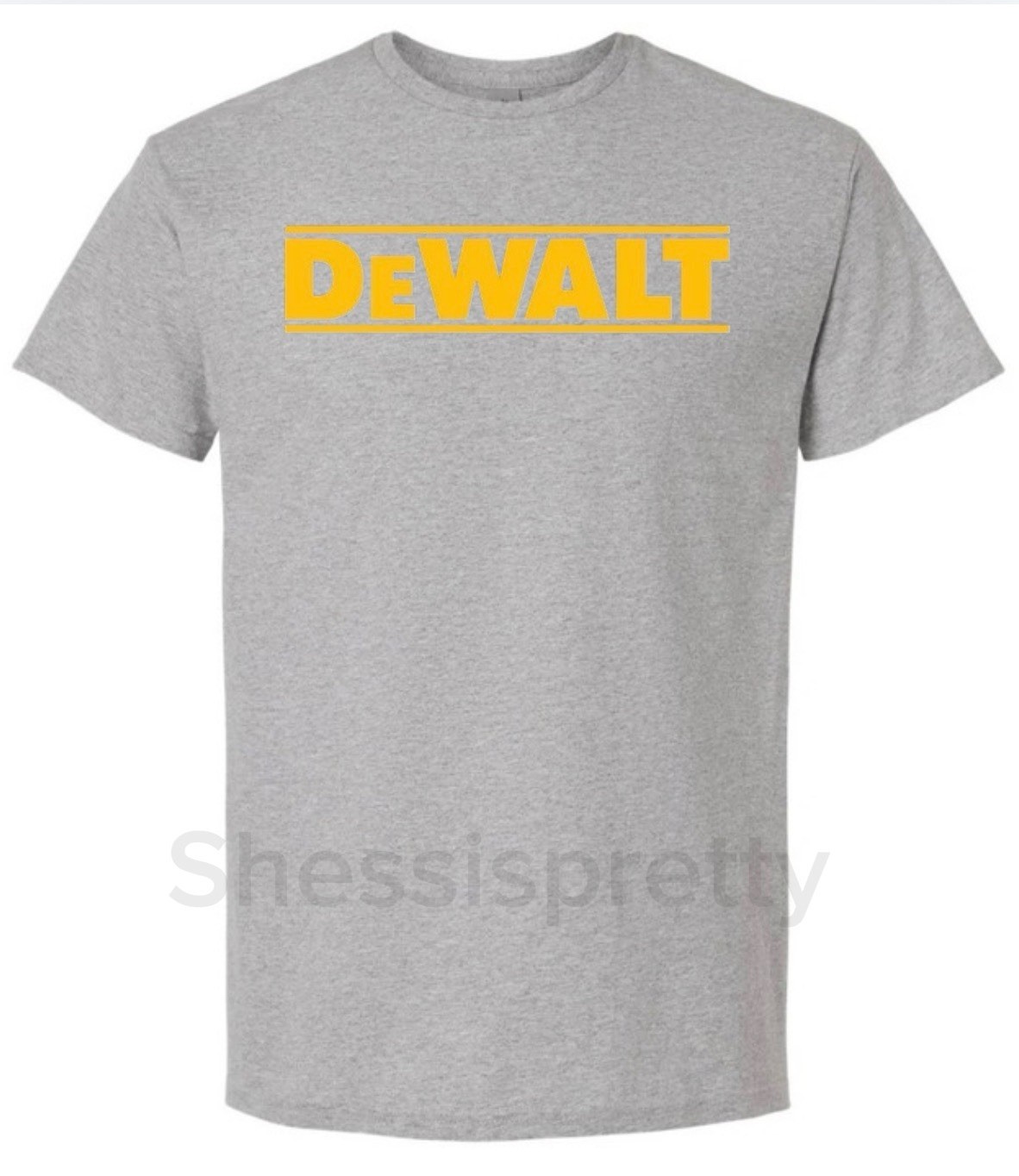 DeWALT Men's T-Shirt – 100% Cotton, Heavy-Duty Work Shirt with Logo gallery