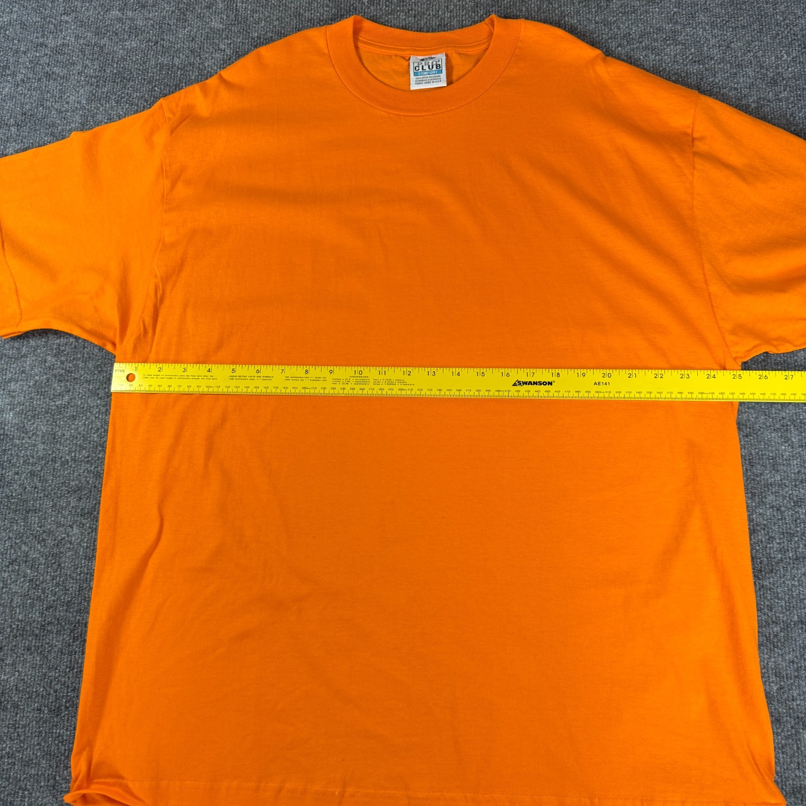 2 NEW PROCLUB HEAVY WEIGHT T-SHIRT ORANGE/BROWN PRO CLUB BLANK 2XL 2PC gallery
