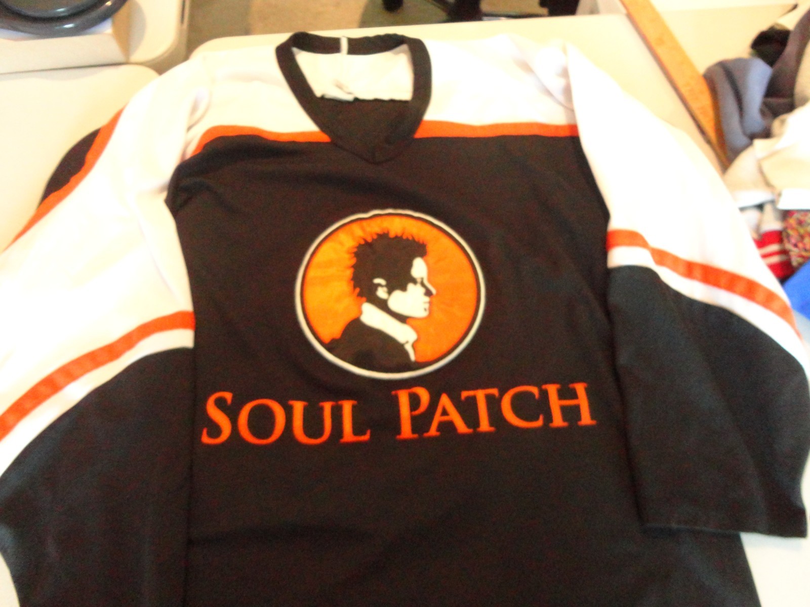 Vintage Soul Patch CCM Hockey Stitched Jersey Size XL gallery