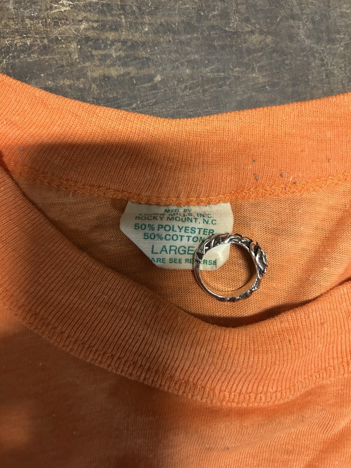 VTG 70s Sunkist Soda Promo T-shirt - Orange - Size - Large gallery