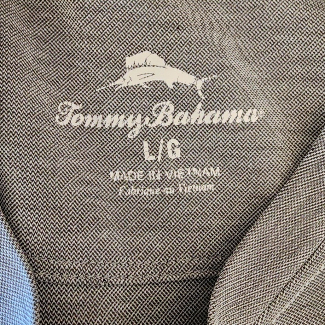Tommy Bahama Mens Long Sleeve T Shirt Gray Size L G Tencel Polyester Casual gallery