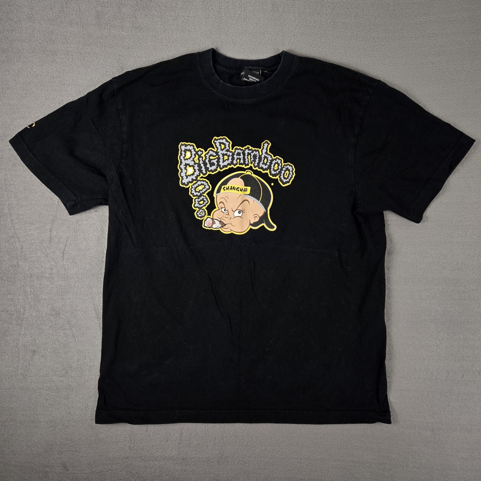 Big Bamboo Shanghai Sports Bar T-shirt Mens XL Bambino Cigar Baby Black gallery