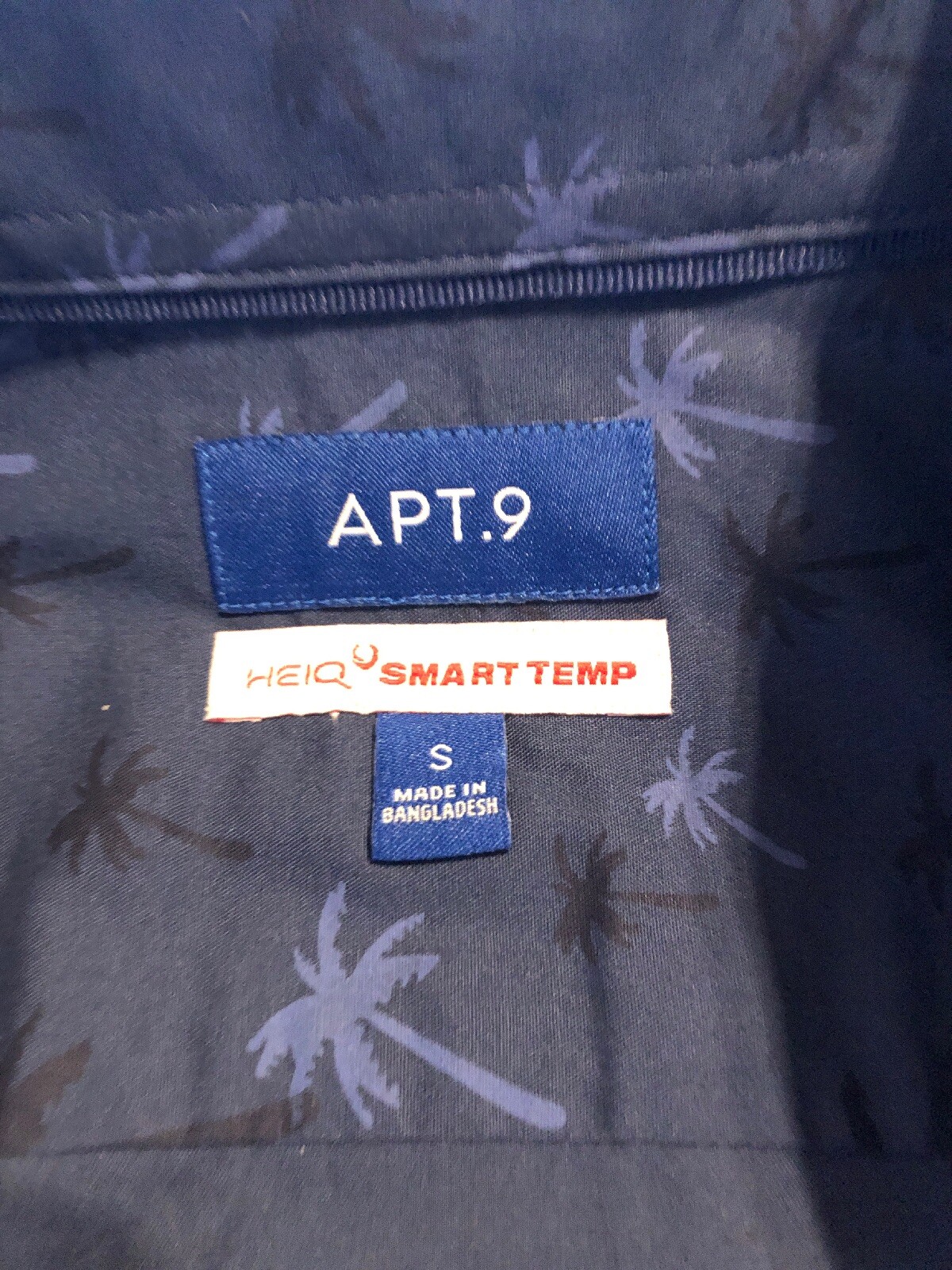 APT.9 MENS Button Up Shirt Blue Small 🌴 Retail $40 (s-blk-14-29) gallery