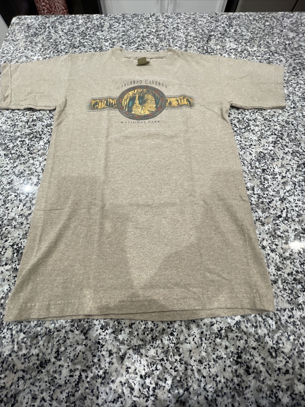 Eco Mountain Carlsbad Caverns National Park Graphic T Shirt S Made In The USA