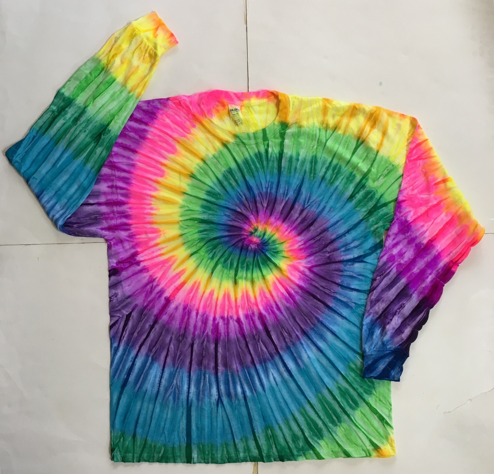 *New* 2XL - Sm Handmade Tie Dye, Classic Rainbow, Crew or V-Neck gallery