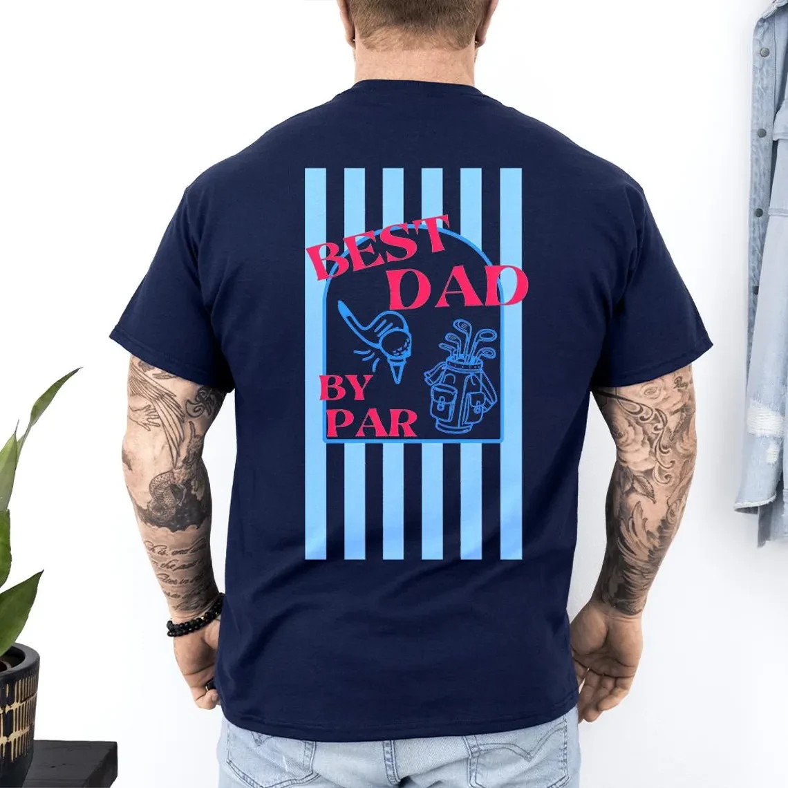 NEW!Best Dad By Par Golf Shirt, Golf Dad Shirt Fathers Day Gift, Golf Lovers Dad gallery