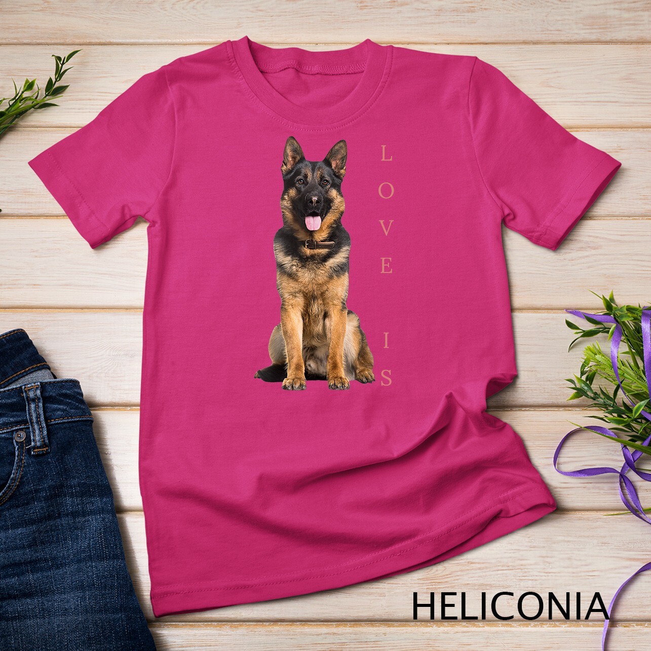 German Shepherd Shirt Shepard Dog Mom Dad Love Pet Puppy Tee Unisex T-shirt gallery