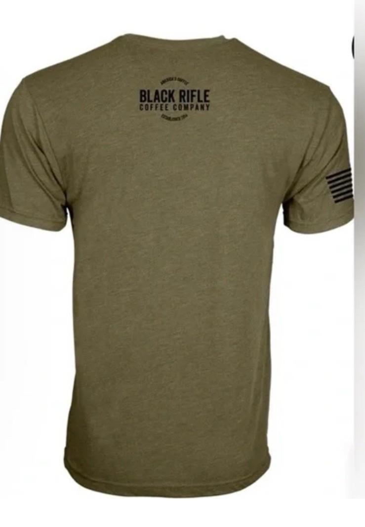 Black Rifle Coffee Company Coffee or Die T-Shirt Snake Military Green Size M gallery