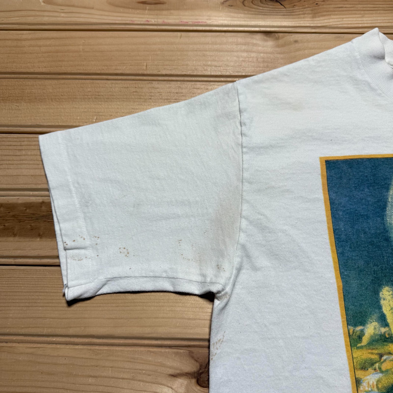 Vintage 90s Yellowstone National Park Geyser Sunkist Andazia Art Shirt - Medium gallery