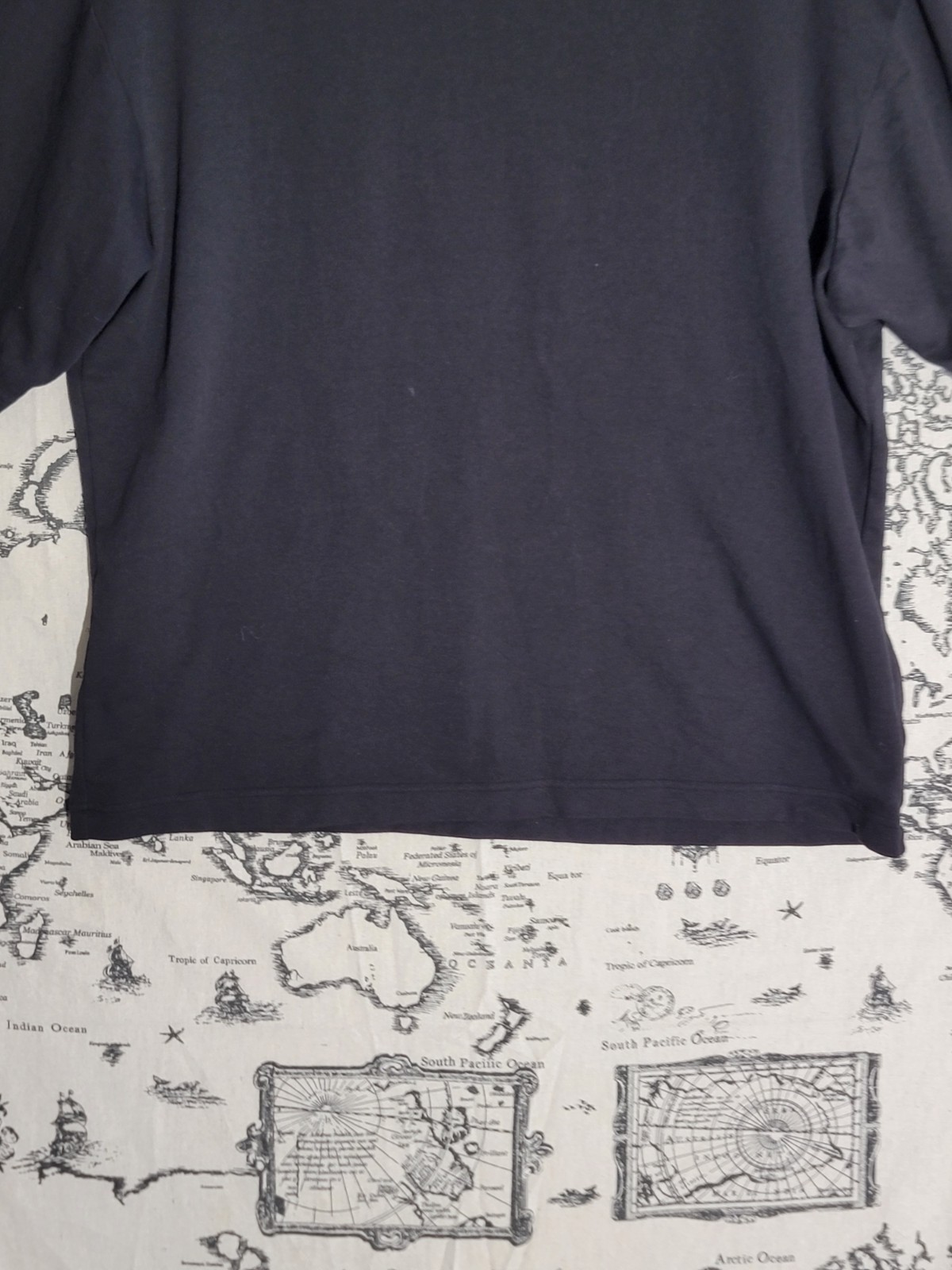 Uniqlo AIRism Men’s XL Black Crew Neck T-Shirt Cotton Blend Breathable Soft gallery