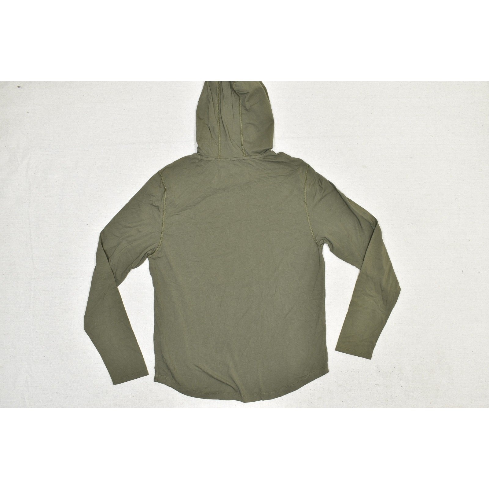 NEW VRST Mens Essential Hoodie Long Sleeve Breathable Pullover Olive Green Sz S gallery