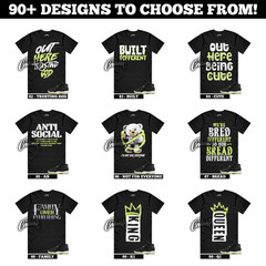11 Inner Beast GS Barely Volt Dark Raisin White Black Luminous Green 5 T Shirt