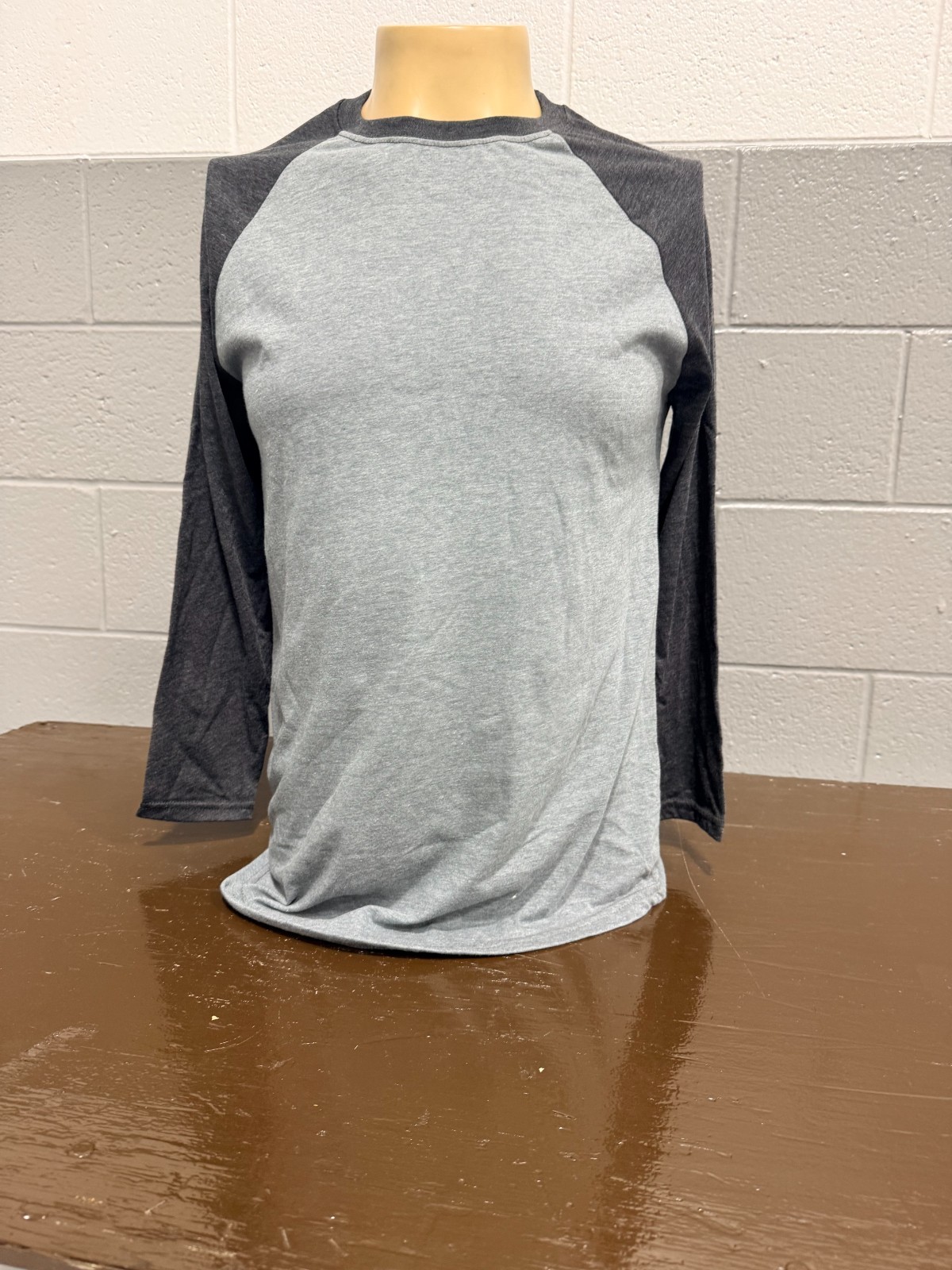 Spectra Graphite/Charcoal Grey 3/4 Sleeve Baseball Shirt