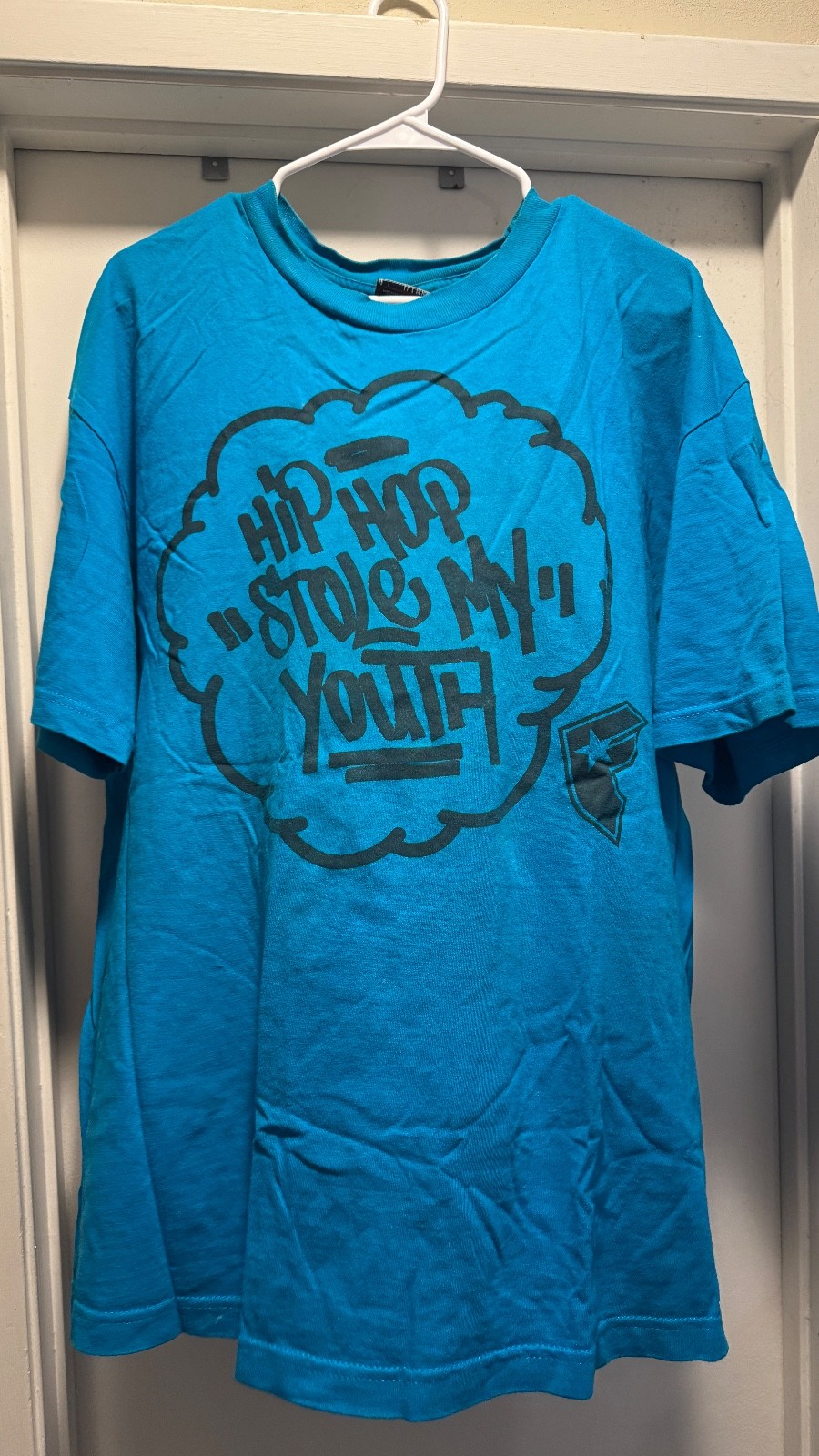 Vintage Famous Stars & Straps Shirt Mens XL Blue Hip Hop Stole My Youth