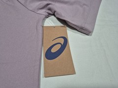 Asics Mens Knit Raglan Hydro Core Tech Sports Training Gym Tee Shirt Adobe Pink