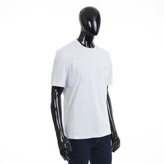 BRUNELLO CUCINELLI 595$ Light Grey Crew Neck Tshirt – Short-sleeve Cotton Jersey