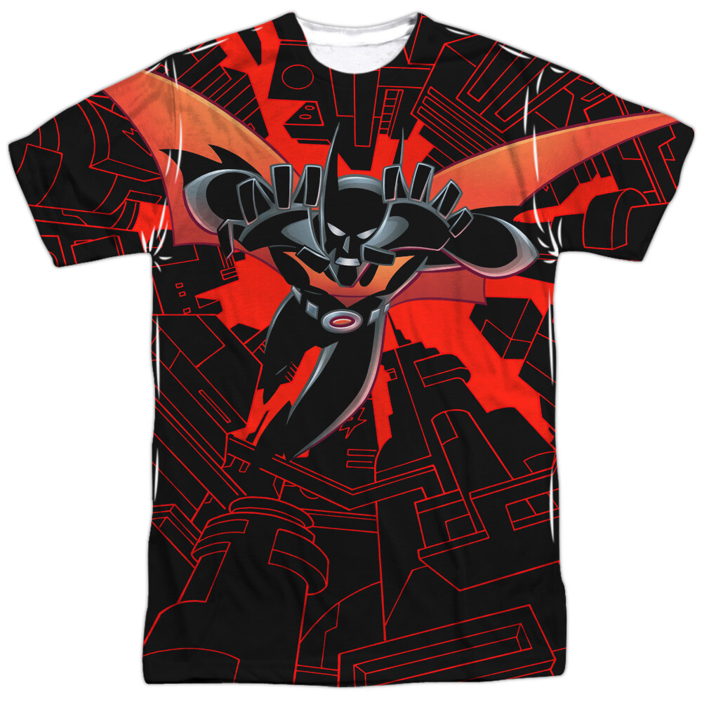 Batman Beyond Drop Down Unisex Adult Halloween Costume T Shirt, S-3XL gallery