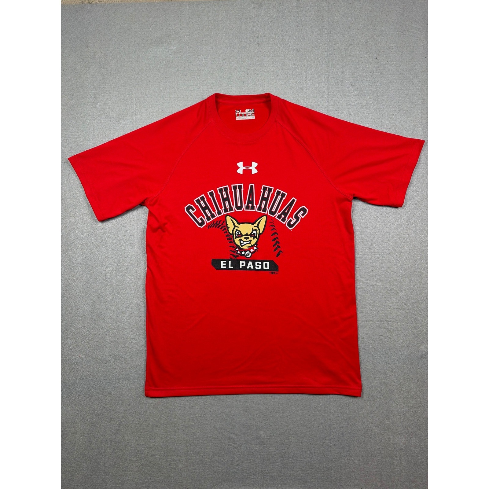 El Paso Chihuahuas Minor AAA Baseball Mens Small Under Armour HeatGear T-Shirt gallery