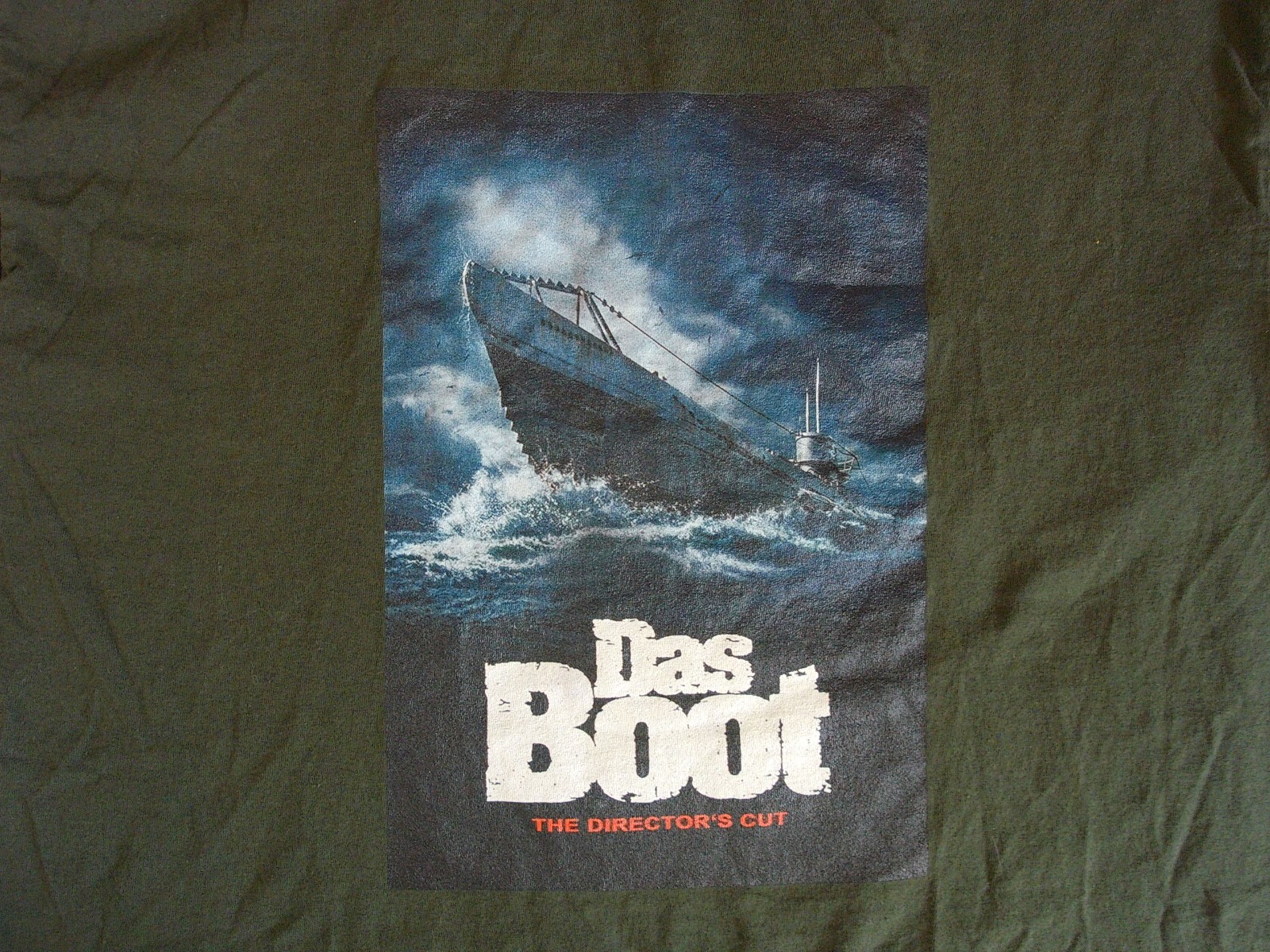 VTG DAS BOOT Directors Cut T Shirt Men's XL German Movie Promo WOLFGANG PETERSON gallery