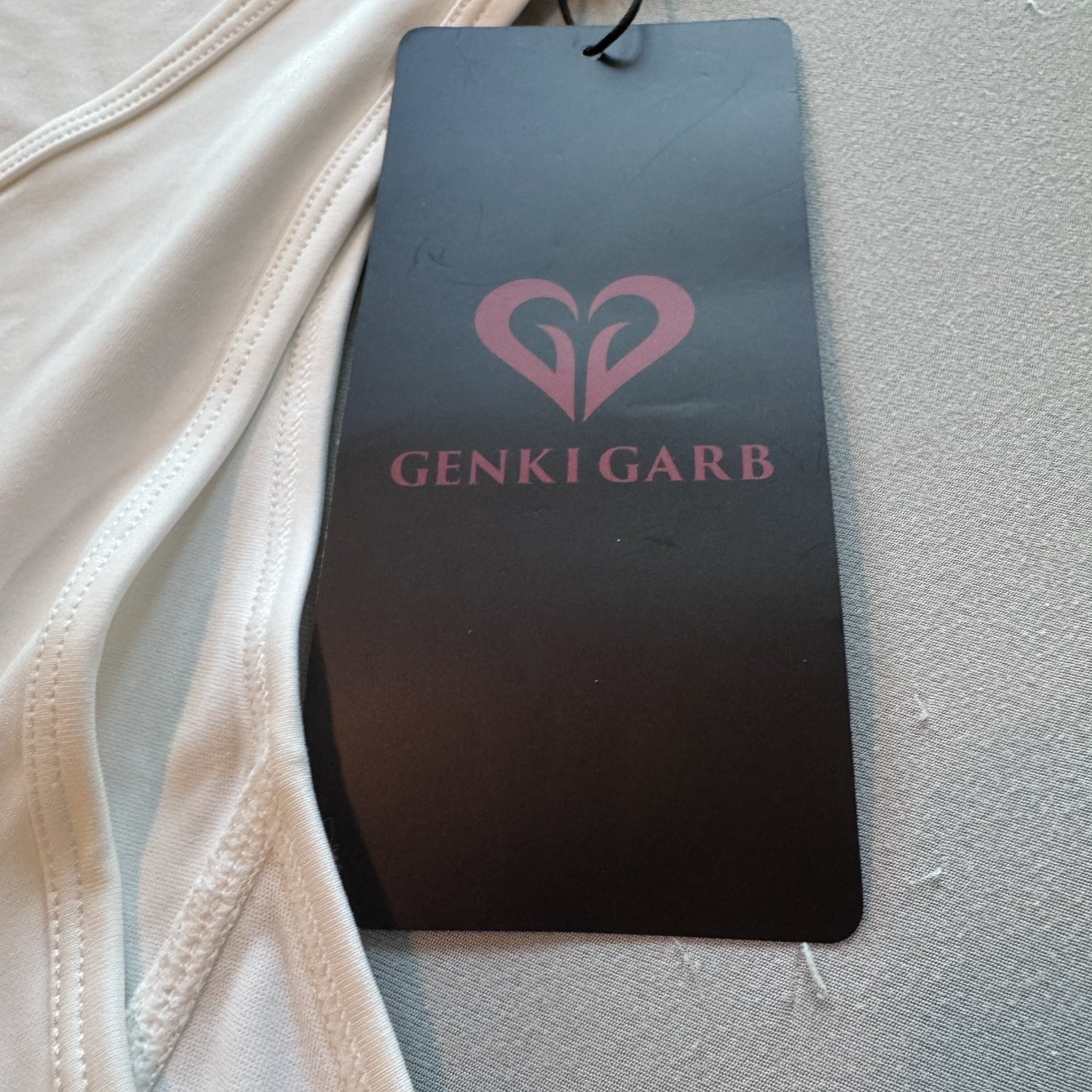 LVAD Genki Garb Tank Top Shirt for Men heart Medical Ware Clothing White XXL gallery