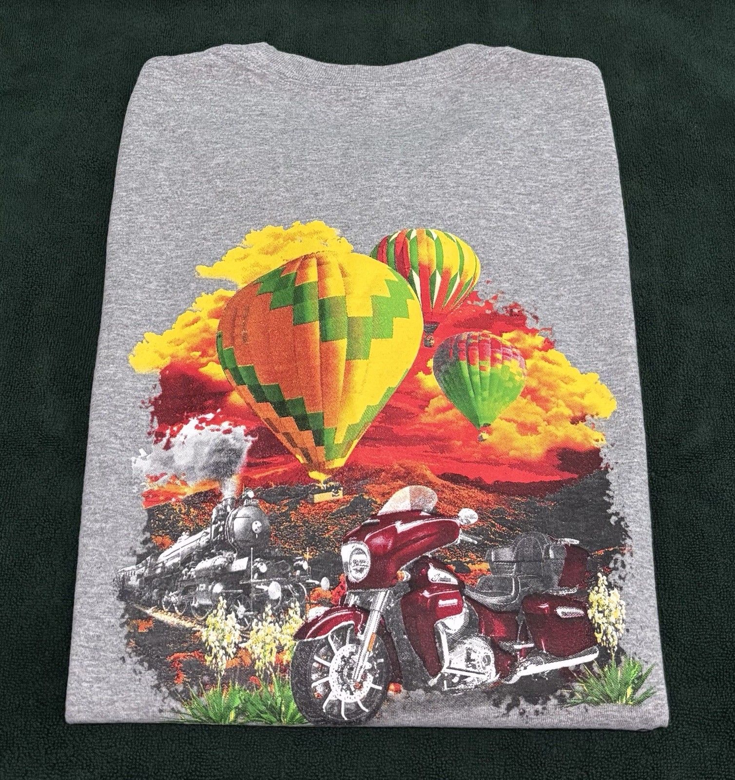 Indian Motorcycle Gray Long Sleeve Shirt Size XL Albuquerque New Mexico gallery