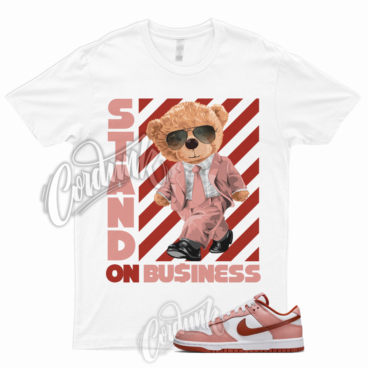 STAND Shirt to Match Dunk Low Red Stardust Rugged Orange White Star Dust High 1