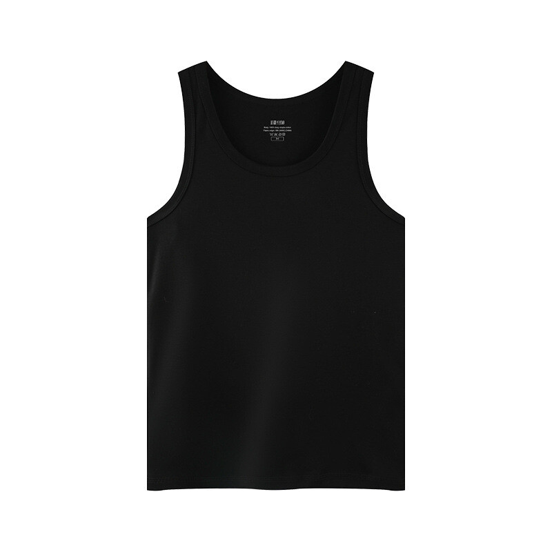 Men’s Cotton Stretch Tank Top Solid Color Training Sleeveless