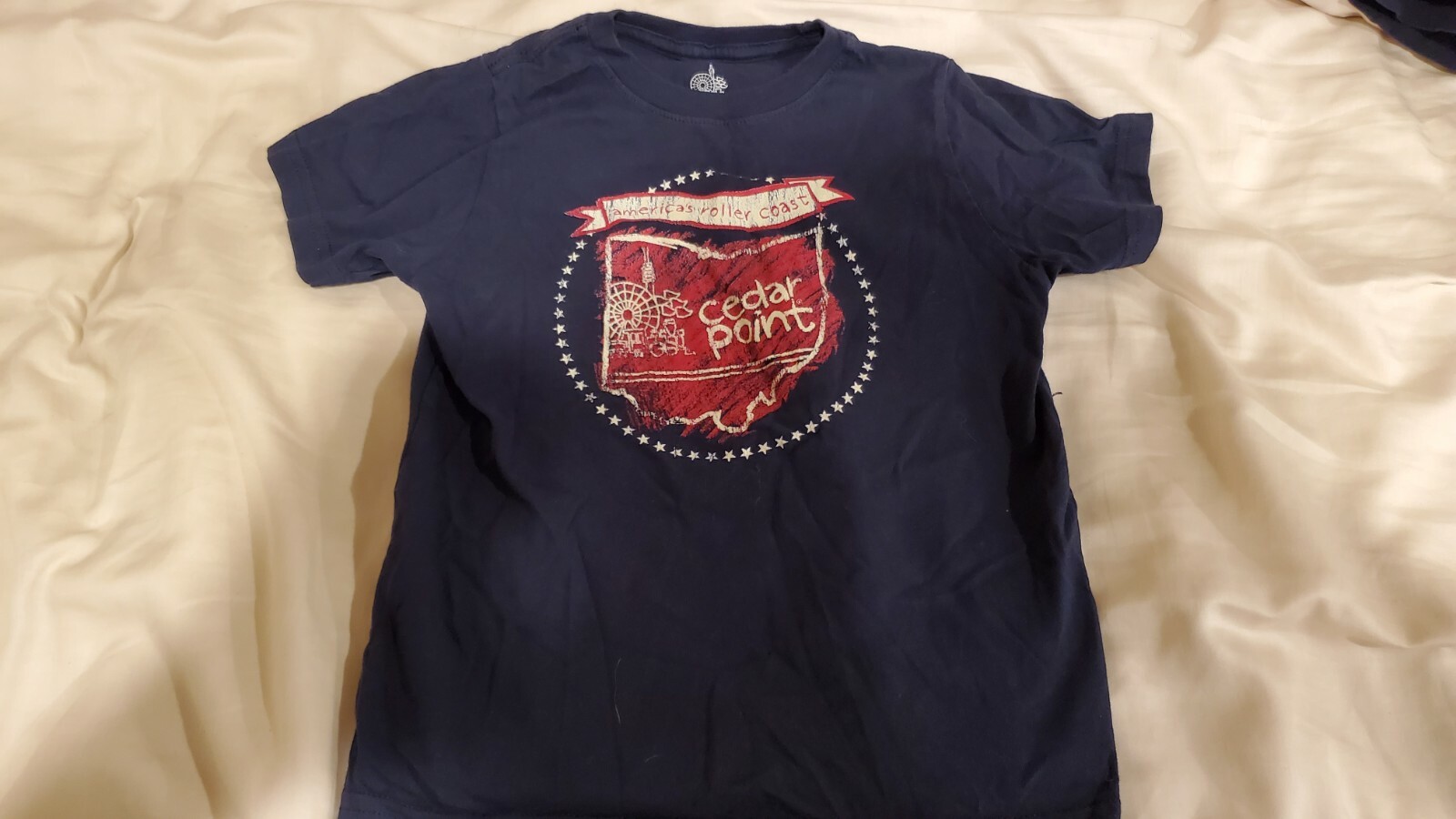 Cedar Point Shirt Kids Toddler 5T Roller Coaster Pre-owned