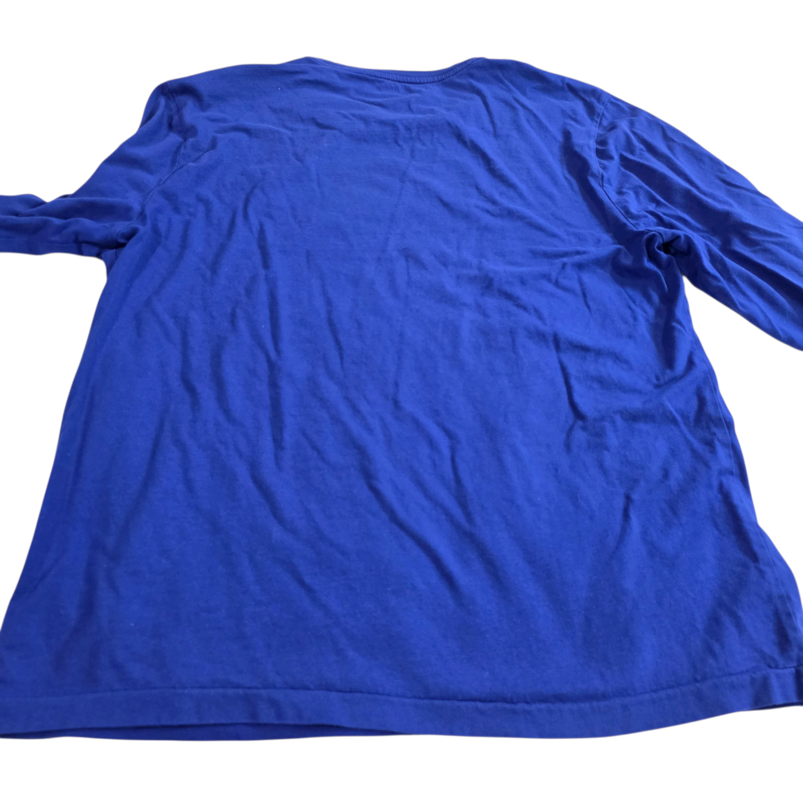 Polo Ralph Lauren T-Shirt Mens Large Blue Custom Slim Fit Crew Neck Long Sleeve gallery