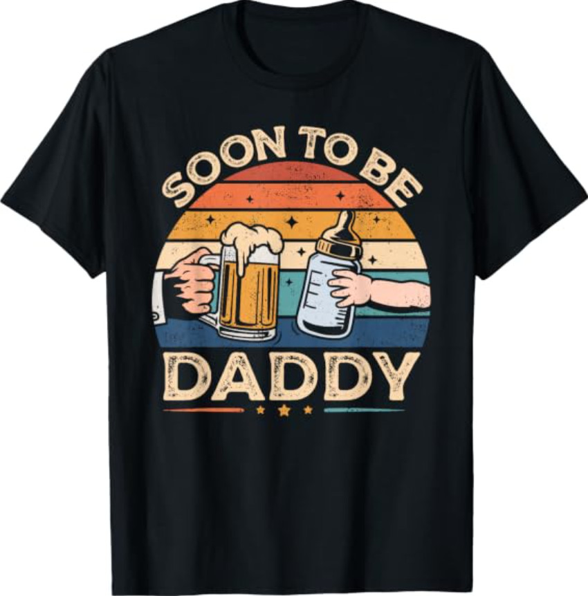 Soon to Be Daddy Pregnancy Announcement Dad Father T-Shirt