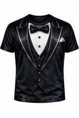 Digital Remains Tuxedo Shirts