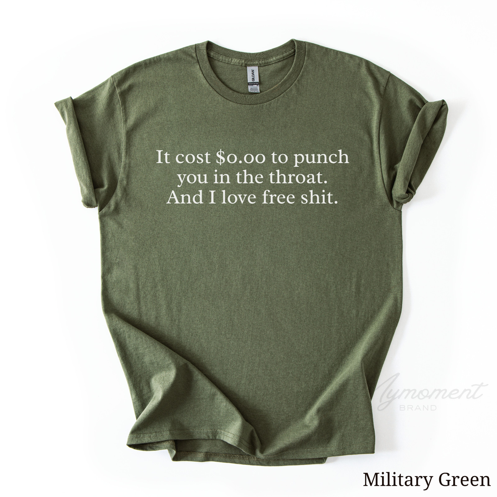 Humorous Rude Sarcastic Graphic Novelty Offensive Funny T Shirt Throat Punch Tee gallery