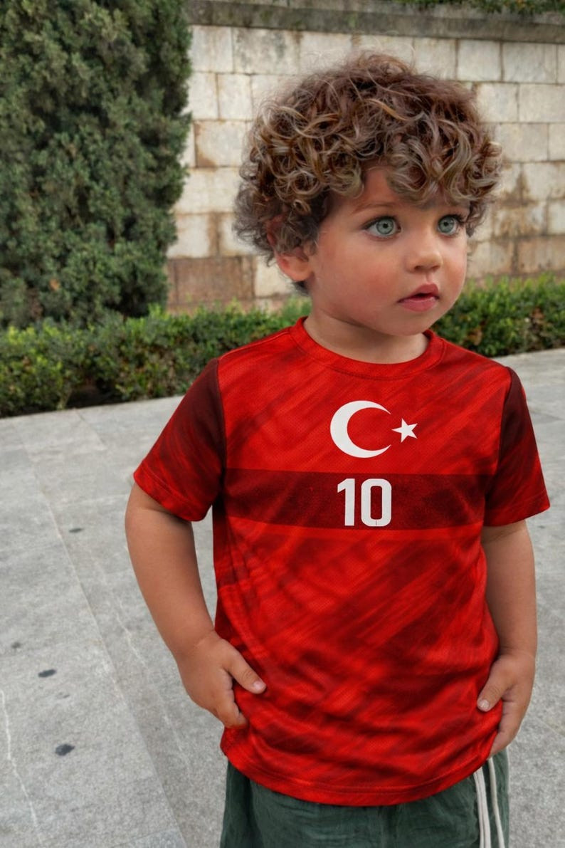 Personalized Turkiye Soccer Fan 3D T-Shirt, Turkey Custom Name Number Football gallery