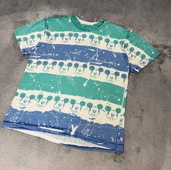 Vintage 90’s Mickey Mouse Splatter All Over Print T Shirt Men’s Size OSFA Disney