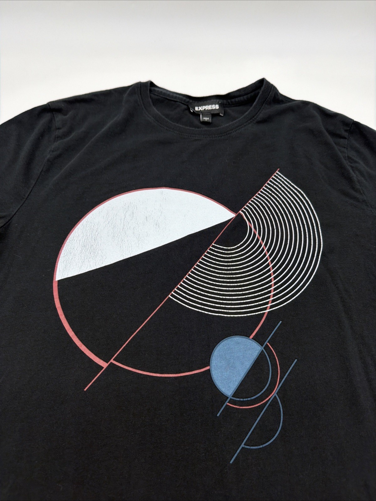 Express T-shirt Men L Black Graphic Print .#47216 gallery