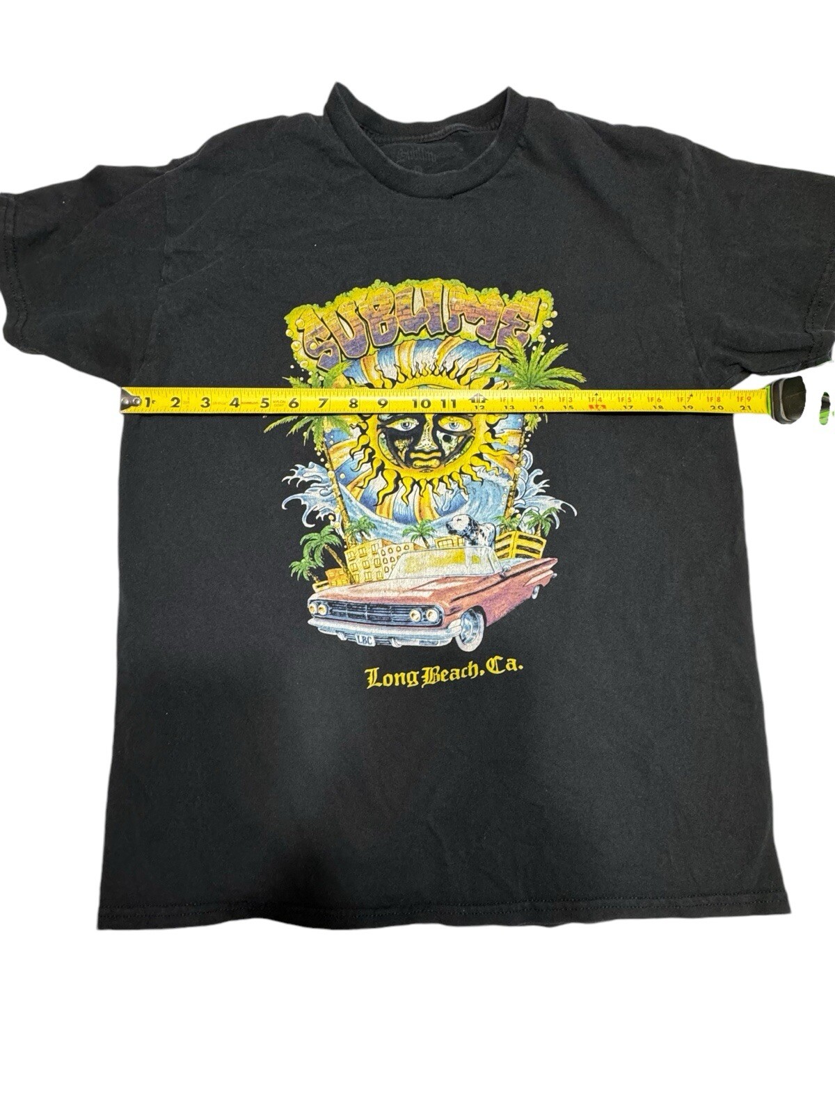 Sublime Graphic 100% Cotton Black T Shirt Long Beach California Adult Large gallery